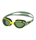 Unisex Adult Biofuse 2.0 Anti Fog Coated Swim Goggles For Men and Women - Black & Glacier Grey