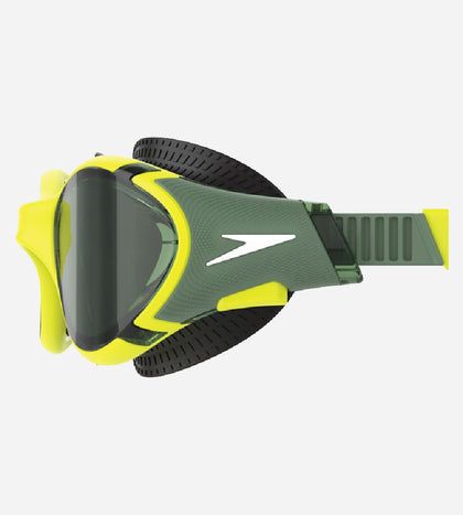 Unisex Adult Biofuse 2.0 Anti Fog Coated Swim Goggles For Men and Women - Black & Glacier Grey