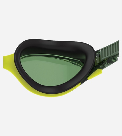 Unisex Adult Biofuse 2.0 Anti Fog Coated Swim Goggles For Men and Women - Black & Glacier Grey