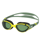 Unisex Adult Biofuse 2.0 Anti Fog Coated Swim Goggles For Men and Women - Black & Glacier Grey