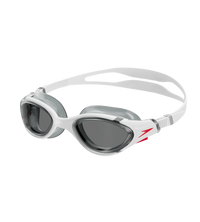 Unisex Adult Biofuse 2.0 Smoke-Lens Swim Goggles - White & Smoke