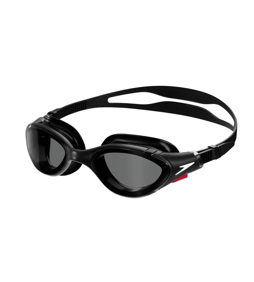 Unisex Adult Biofuse 2.0 Smoke-Lens Swim Goggles - Black & Smoke