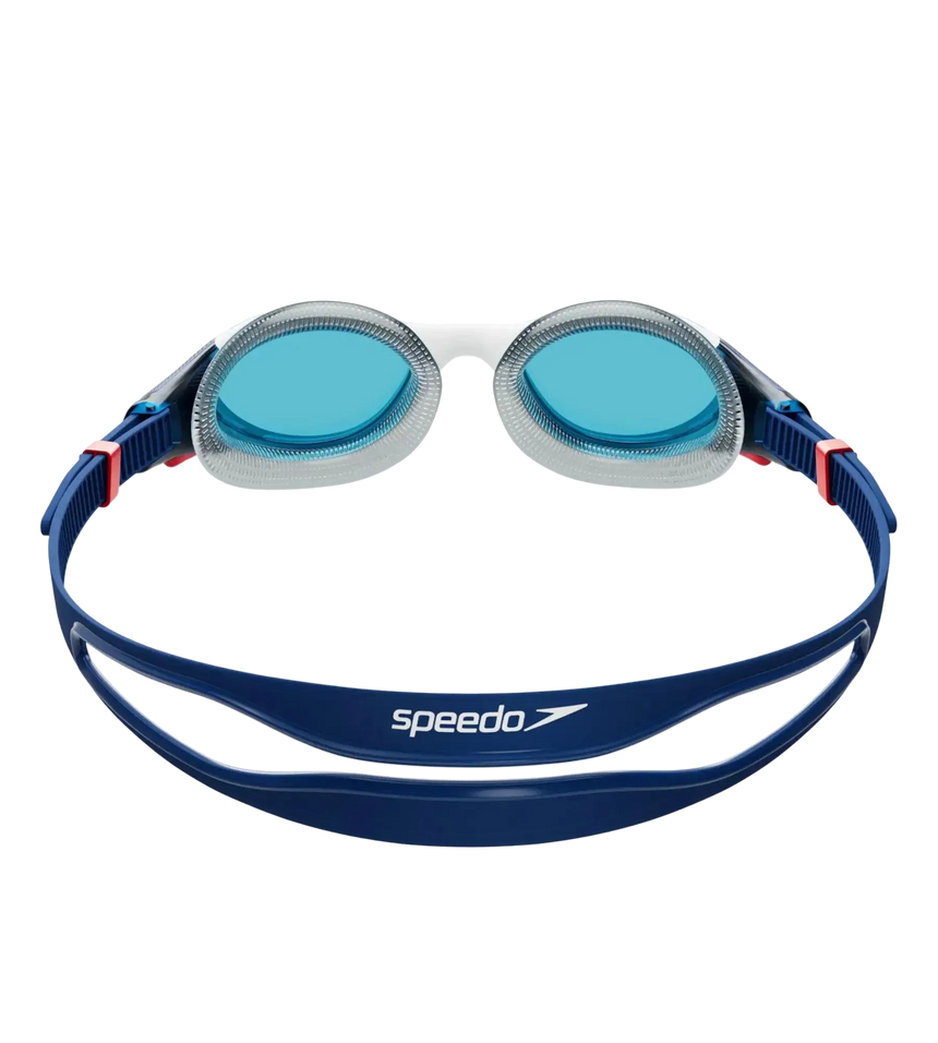 Unisex Adult Biofuse 2.0 Blue Tint Lens Swim Goggles - Blue & White