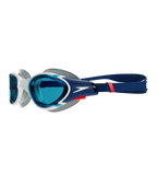 Unisex Adult Biofuse 2.0 Blue Tint Lens Swim Goggles - Blue & White