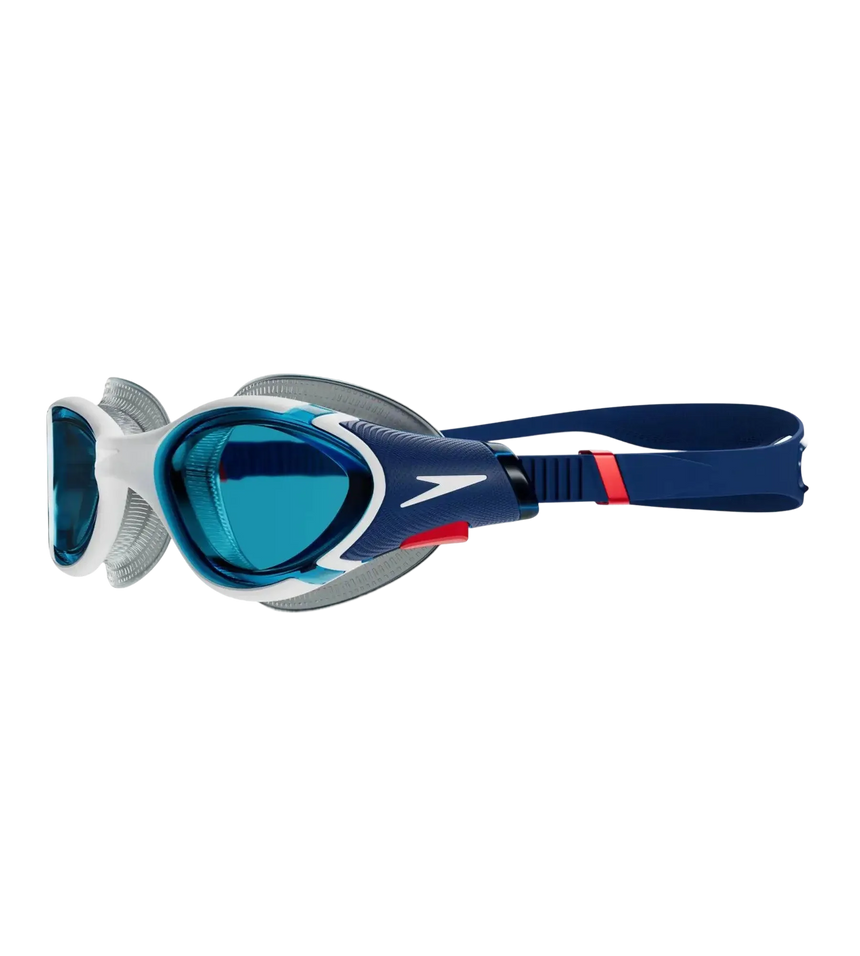 Unisex Adult Biofuse 2.0 Blue Tint Lens Swim Goggles - Blue & White