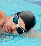 Unisex Adult Biofuse 2.0 Blue Tint Lens Swim Goggles - Blue & White