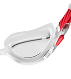 Unisex Adult Biofuse 2.0 Clear Lens Swim Goggles - Tint & Red
