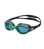 Unisex Adult Biofuse 2.0 Blue Tint-Lens Swim Goggles - Green & Blue