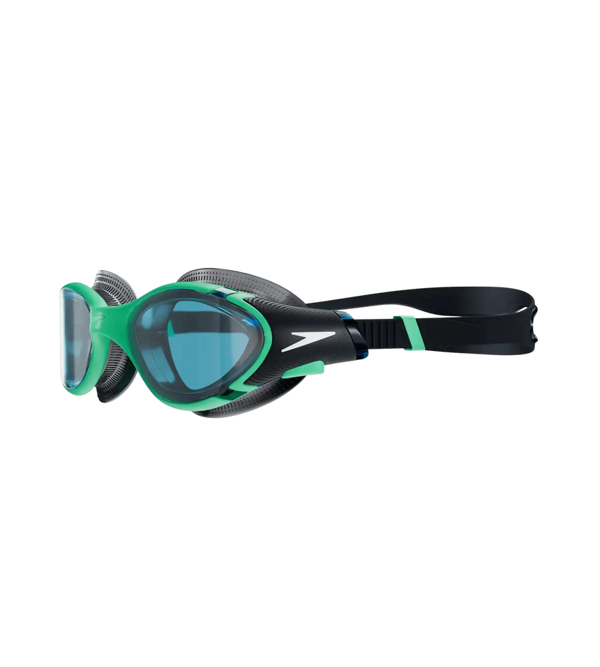 Unisex Adult Biofuse 2.0 Blue Tint-Lens Swim Goggles - Green & Blue