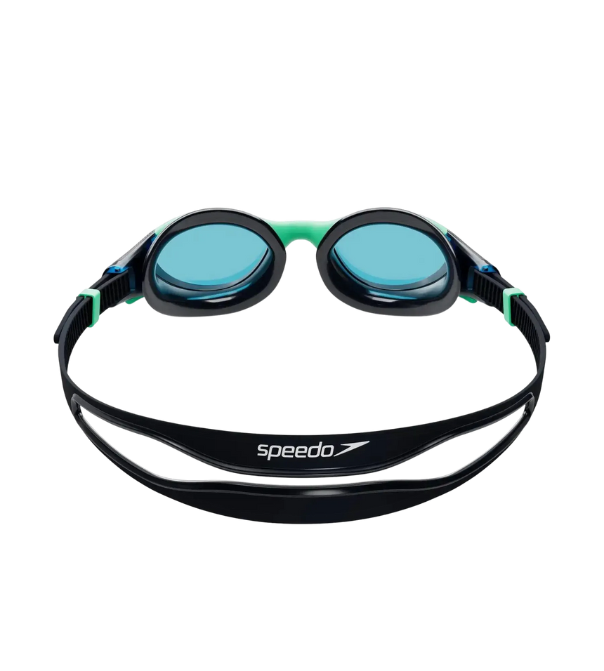 Unisex Adult Biofuse 2.0 Blue Tint-Lens Swim Goggles - Green & Blue