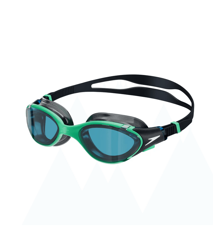 Unisex Adult Biofuse 2.0 Tint-Lens Swim Goggles - Green & Blue_1