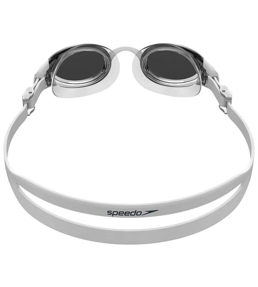 Unisex Adult Mariner Pro Mirror Lens Swim Goggles - White & Grey