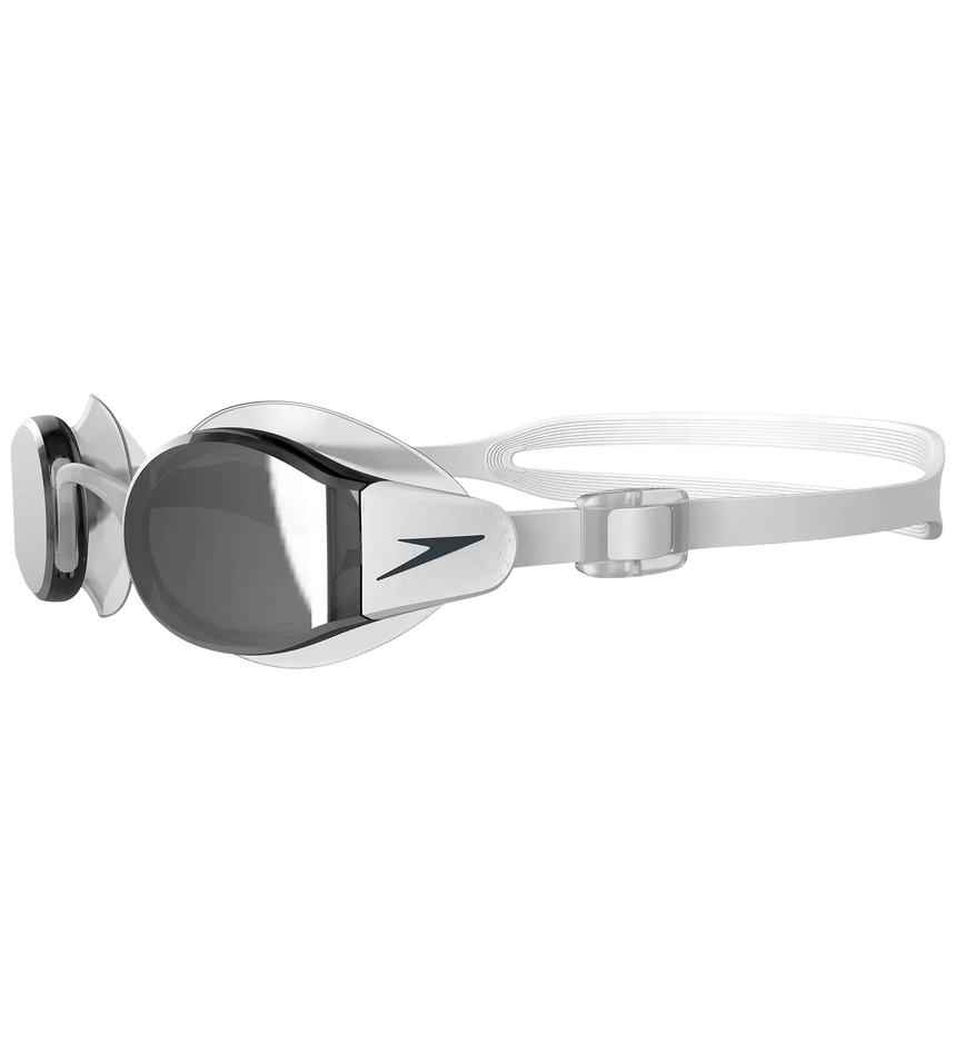 Unisex Adult Mariner Pro Mirror Lens Swim Goggles - White & Grey