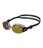 Unisex Adult Mariner Pro Mirror-Lens Swim Goggles - Black & Orange