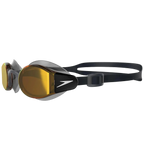 Unisex Adult Mariner Pro Mirror-Lens Swim Goggles - Black & Orange