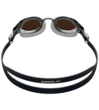 Unisex Adult Mariner Pro Mirror-Lens Swim Goggles - Black & Orange