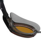 Unisex Adult Mariner Pro Mirror-Lens Swim Goggles - Black & Orange
