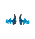 Unisex Adult Biofuse Secure Fit Ergonomic Design Ear Plug For Men and Women - Blue & Grey