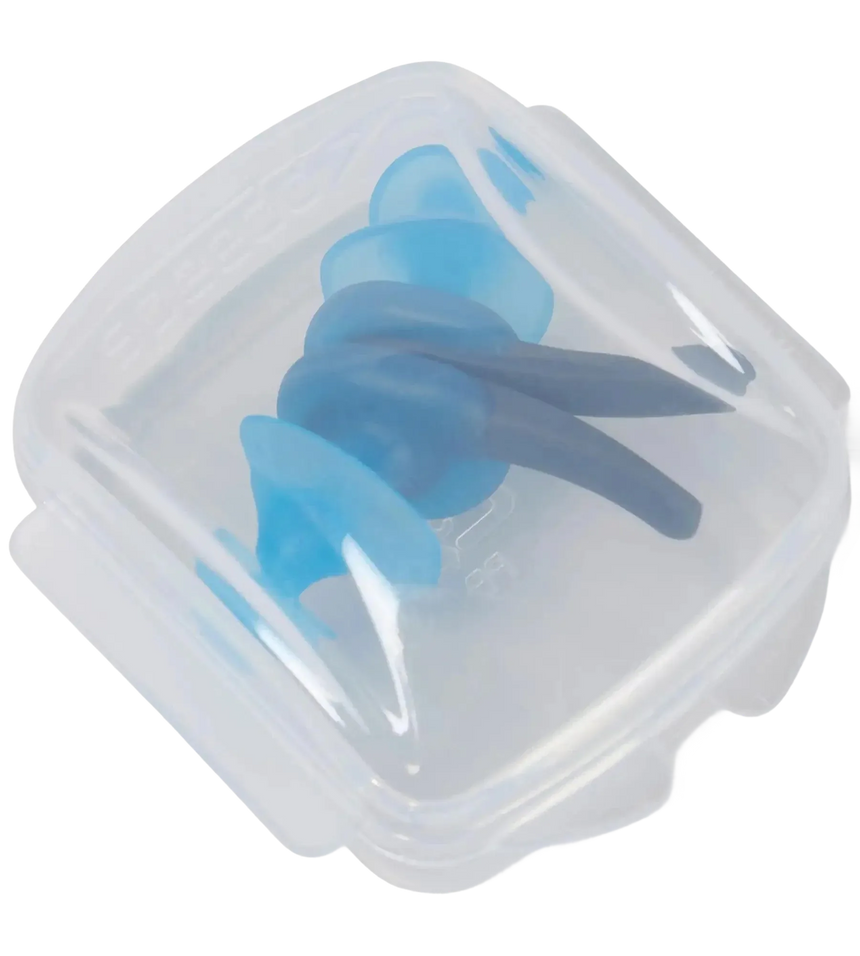 Unisex Adult Biofuse Secure Fit Ergonomic Design Ear Plug For Men and Women - Blue & Grey