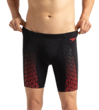 Men's Endurance+ Eco End+ Mid Jammer - Black & Fed Red