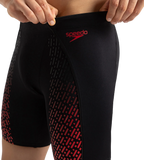 Men's Endurance+ Eco End+ Mid Jammer - Black & Fed Red