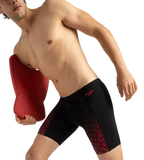 Men's Endurance+ Eco End+ Mid Jammer - Black & Fed Red