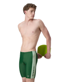 Men's Endurabrite Panel Print Jammer - Dark Green & Pale Adventure