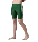 Men's Endurabrite Panel Print Jammer - Dark Green & Pale Adventure