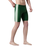 Men's Endurabrite Panel Print Jammer - Dark Green & Pale Adventure