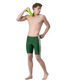 Men's Endurabrite Panel Print Jammer - Dark Green & Pale Adventure