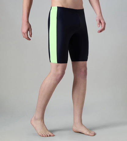 Men's Endurance10 Panel Print Dive Jammer - True Navy & Pale Clover