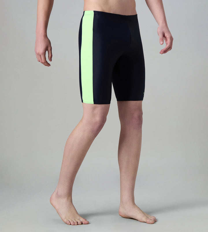 Men's Endurance10 Panel Print Dive Jammer - True Navy & Pale Clover