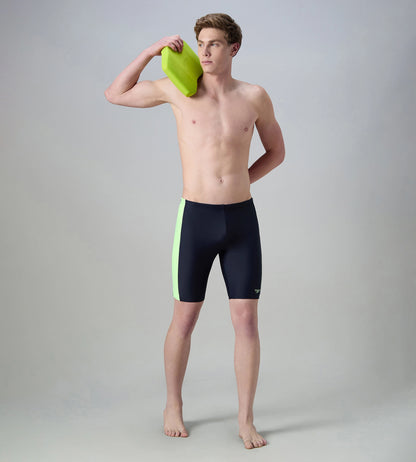 Men's Endurance10 Panel Print Dive Jammer - True Navy & Pale Clover