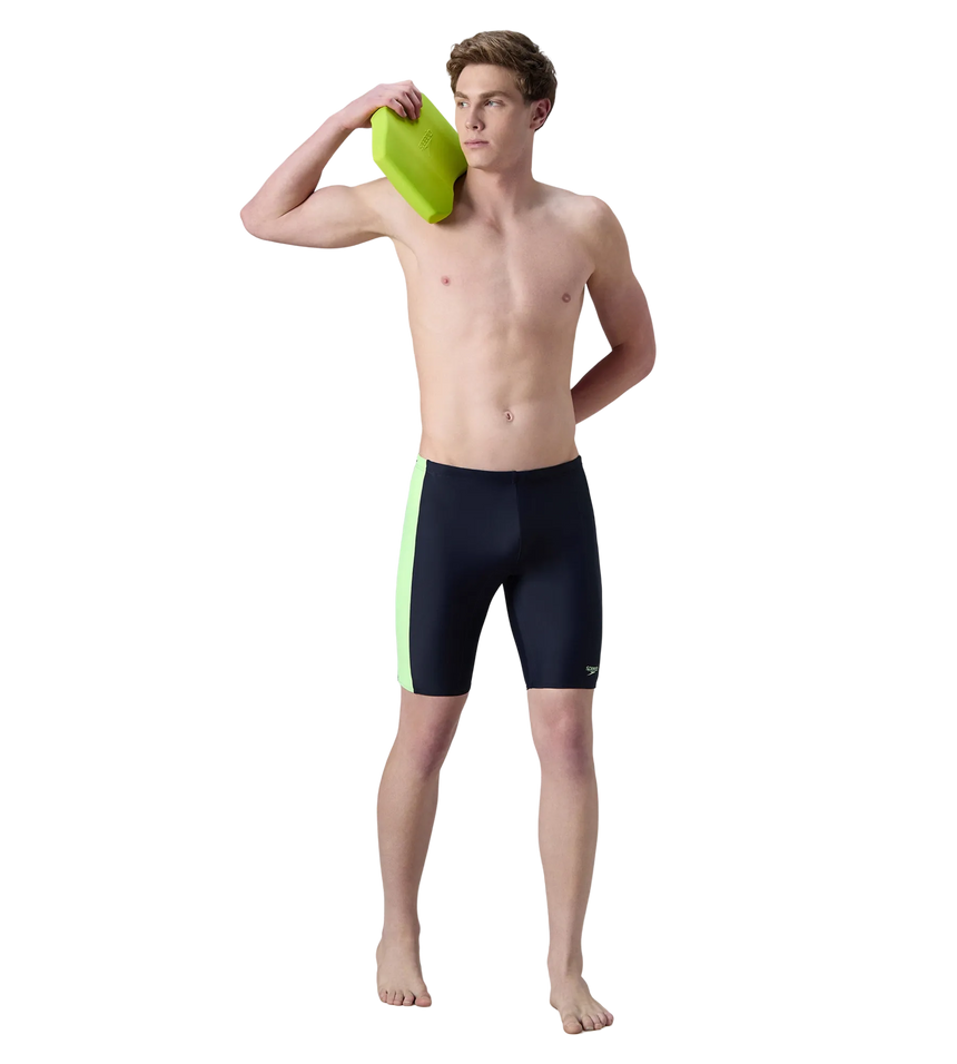 Men's Endurance10 Panel Print Dive Jammer - True Navy & Pale Clover