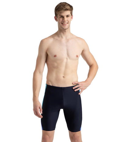 Men's Endurance10 Placement Panel Print Dive Jammer - True Navy, Cobalt Pop & Picton Blue