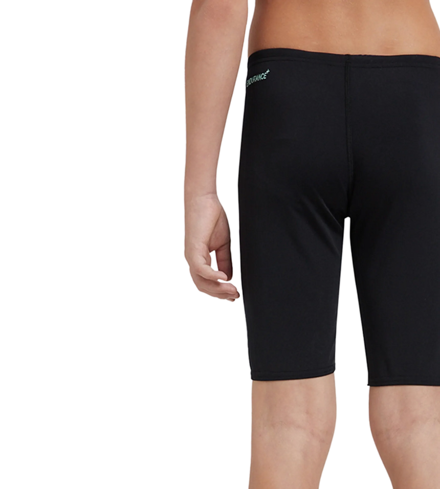 Boy's Endurance+ Essential V-Cut Jammer - Black & Arctic Glass