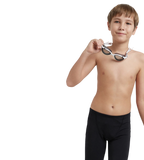 Boy's Endurance+ Essential V-Cut Jammer - Black & Arctic Glass