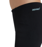 Boy's Endurance+ Essential V-Cut Jammer - Black & Arctic Glass