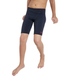 Boy's Endurance+ Essential V-Cut Jammer - True Navy & High Risk Red