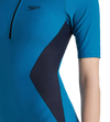 Women's Endurance 10 Essential Panel Kneesuit Swimwear - Nordic Teal & True Navy