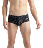 Men's Endurance10 Hyperboom Print Brief - Black, Usa Charcoal & White
