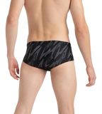 Men's Endurance10 Hyperboom Print Brief - Black, Usa Charcoal & White