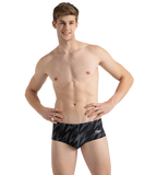 Men's Endurance10 Hyperboom Print Brief - Black, Usa Charcoal & White