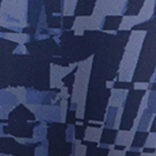 Men's Endurance10 All Over Print Brief - Peacoat, Cerulean Blue & White