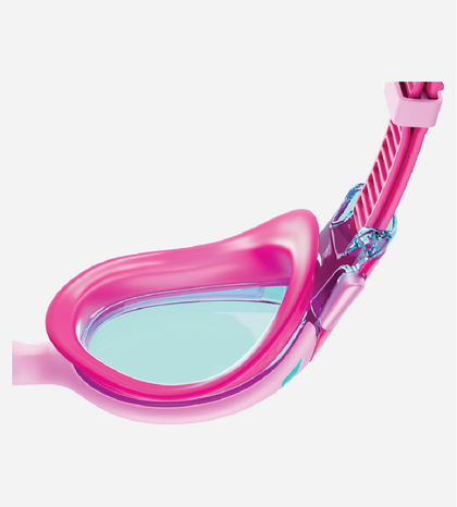 Unisex Kids Biofuse 2.0 Anti Fog Coated Lens Swim Goggles For Boys and Girls - Flamingo Pink & Electric Pink