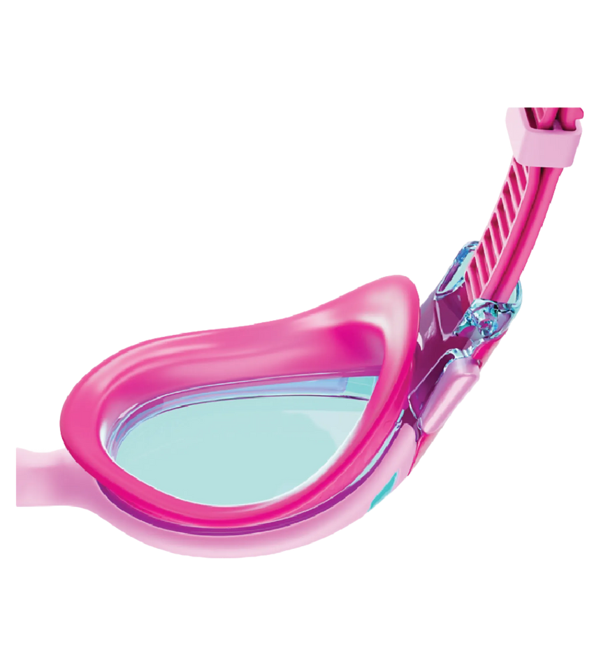 Unisex Kids Biofuse 2.0 Anti Fog Coated Lens Swim Goggles For Boys and Girls - Flamingo Pink & Electric Pink