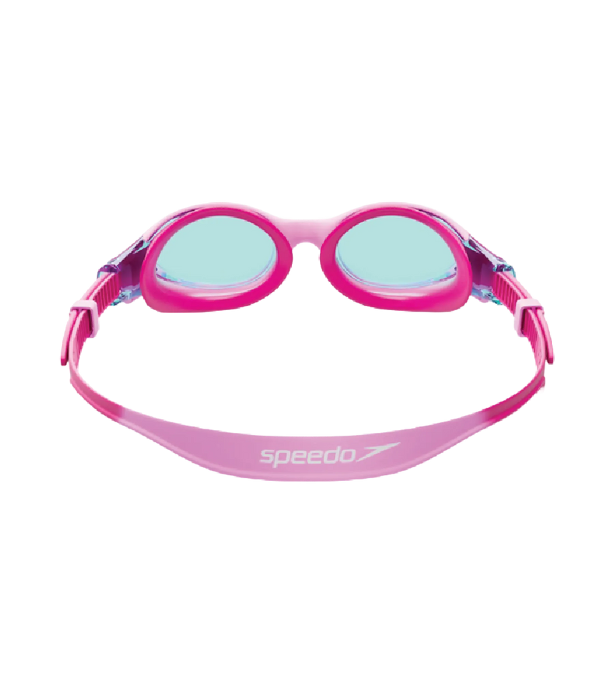 Unisex Kids Biofuse 2.0 Anti Fog Coated Lens Swim Goggles For Boys and Girls - Flamingo Pink & Electric Pink