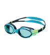 Unisex Kids Biofuse 2.0 Anti Fog Coated Lens Swim Goggles For Boys and Girls - Hypersonic Blue & Lumo Green