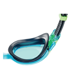 Unisex Kids Biofuse 2.0 Anti Fog Coated Lens Swim Goggles For Boys and Girls - Hypersonic Blue & Lumo Green