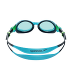 Unisex Kids Biofuse 2.0 Anti Fog Coated Lens Swim Goggles For Boys and Girls - Hypersonic Blue & Lumo Green